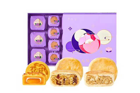 188款-花礼月礼盒-元祖月饼